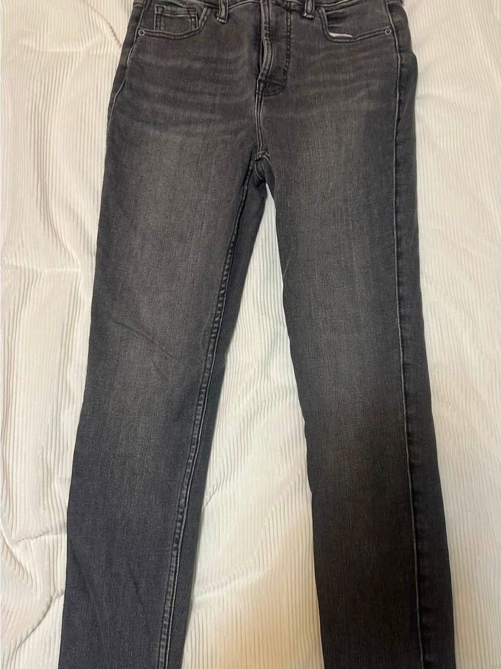 Women’s Gray Slim Straight Jeans